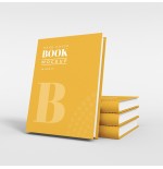 Hardcover book mockup