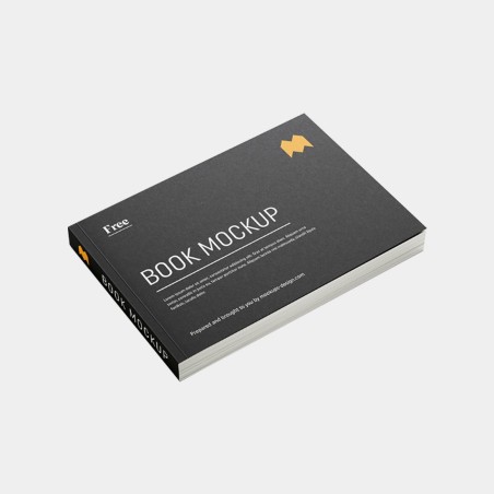 Hardcover book mockup