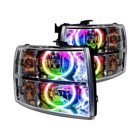 Multicolored car led lights