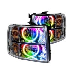 Multicolored car led lights