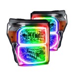 Multicolored car led lights