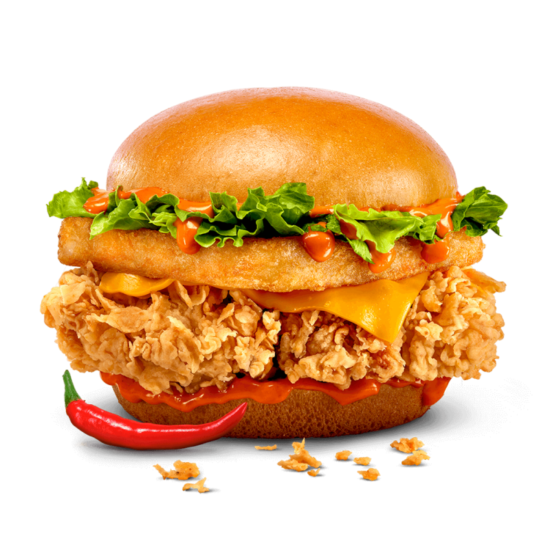 Spicy Crispy Chicken Burger