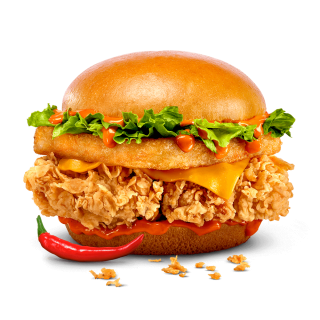 Spicy Crispy Chicken Burger