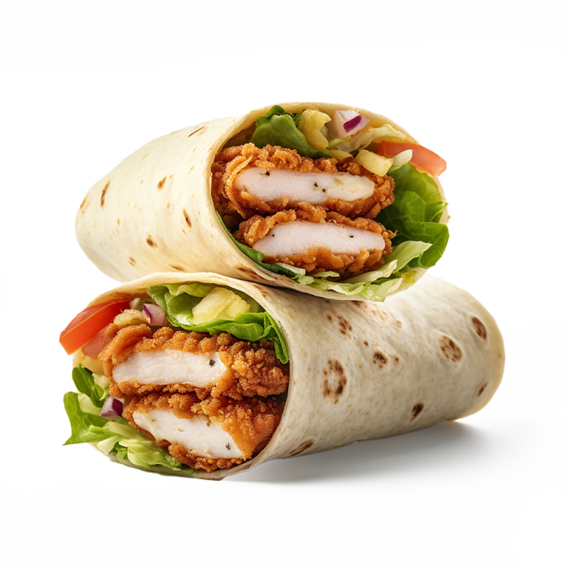 Cripsy chicken Burrito