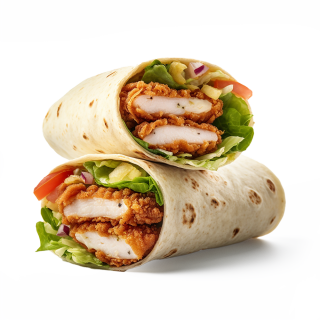 Cripsy chicken Burrito