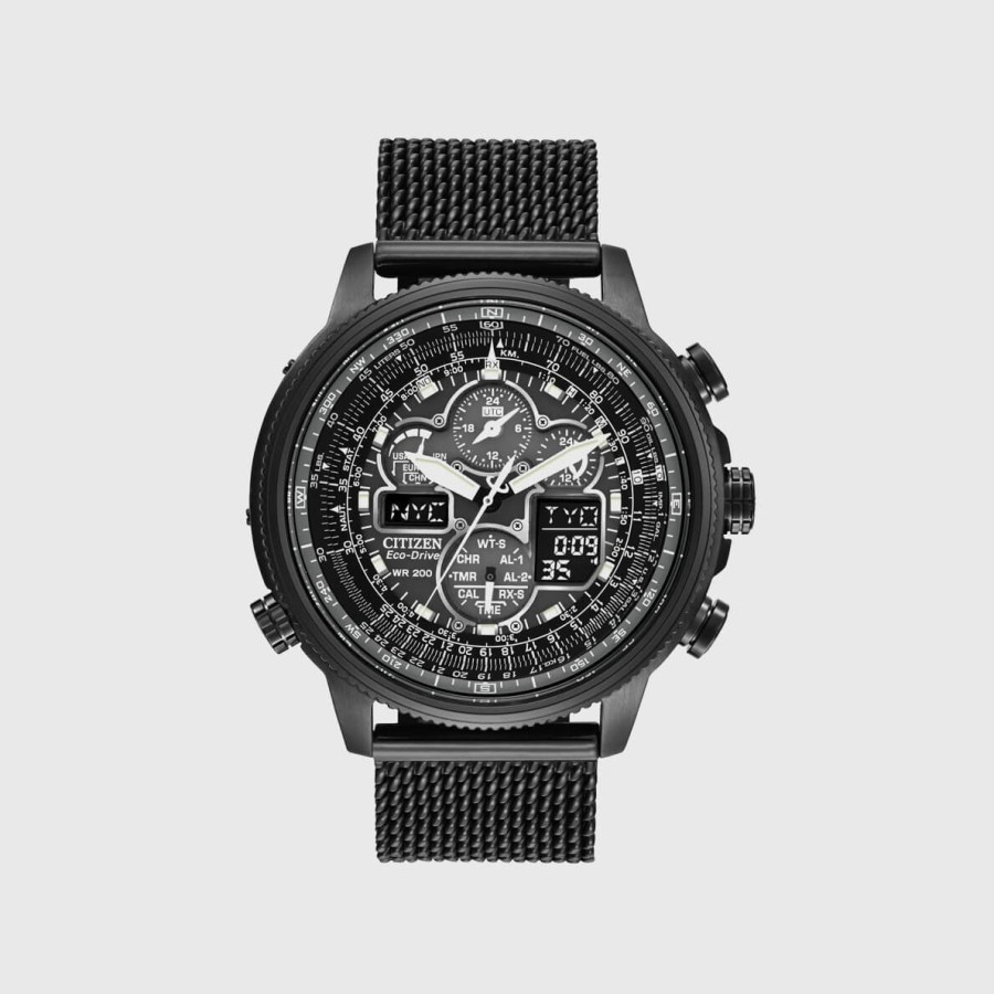 Mens Citizen Navihawk AT Alarm