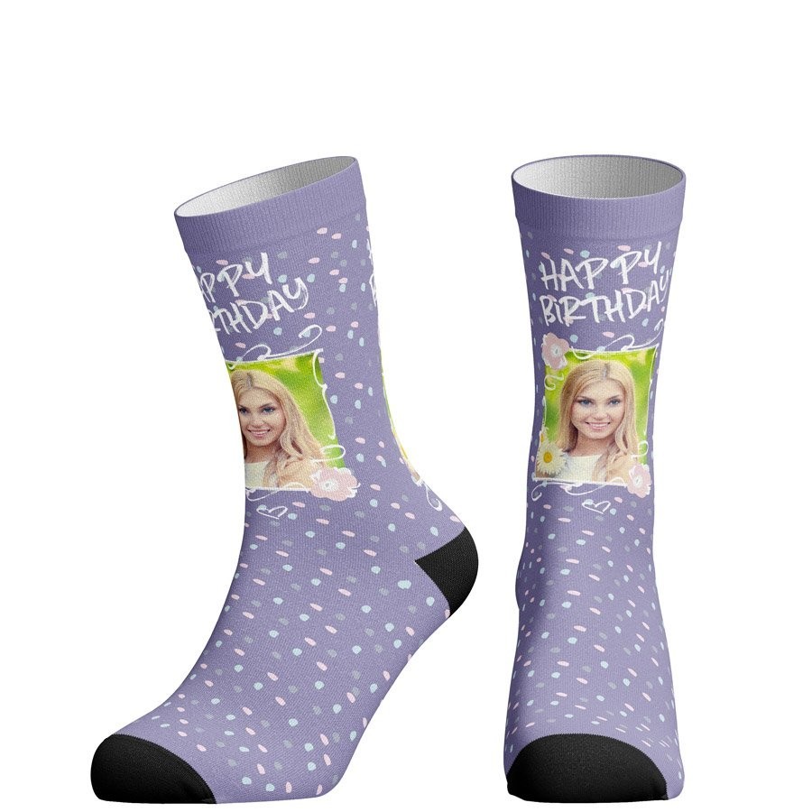 Custom printed socks 30cm