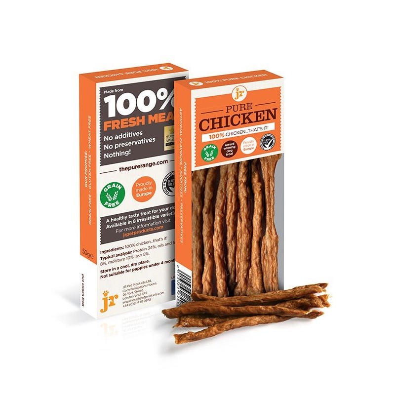 JR 100% Pure Chicken Sticks 50g