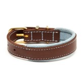 Hawkhurst Tweed Leather Collar