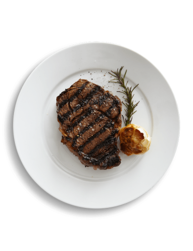 Beef Steak Recipe with Garlic Herb Compound Butter