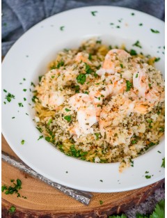 Shrimp Scampi with Orzo