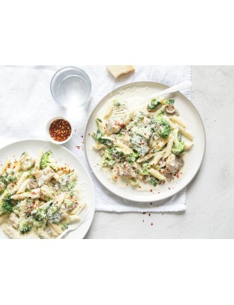 Mushroom Broccoli Pasta