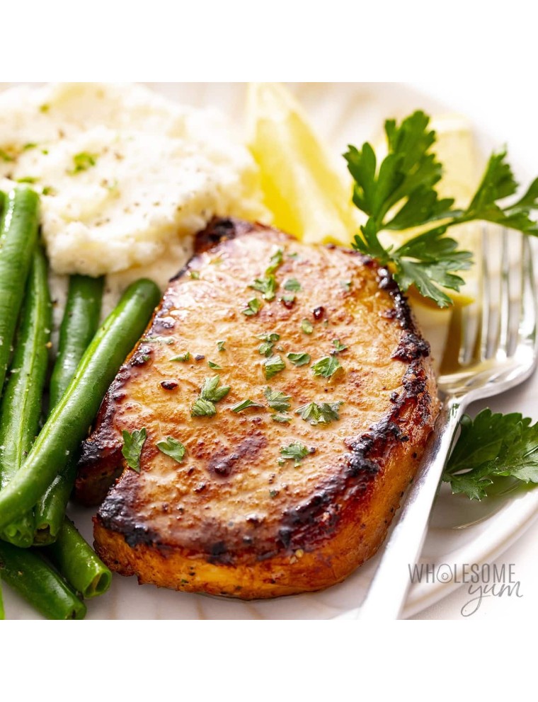 Oven Baked Bone-In Pork Chops