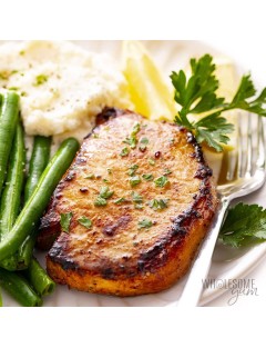 Oven Baked Bone-In Pork Chops